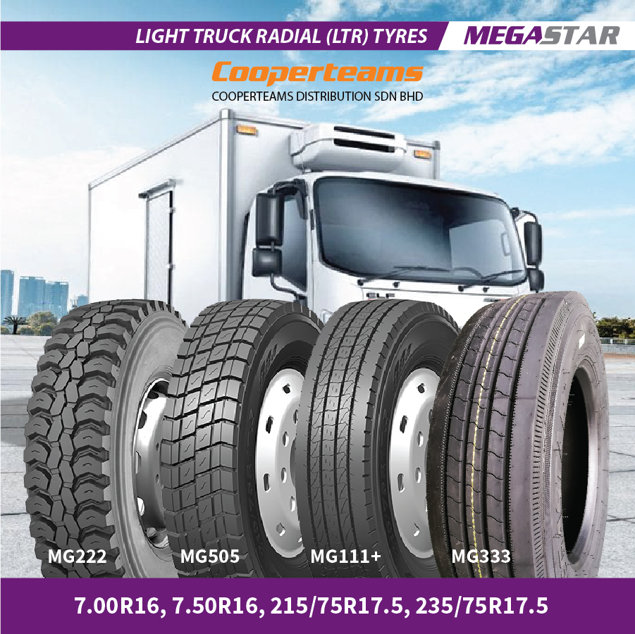Megastar Light Truck Radial (LTR) TyresCOOPERTEAMS Malaysia
